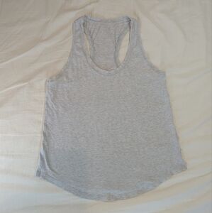 Lululemon Women’s Size S Gray Sleeveless Racerback Tank Top Shirt Logo